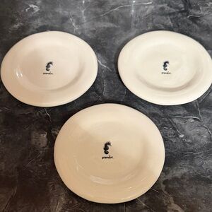 Wander Cream Ceramic Plate Trio